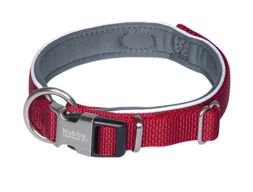 80631-01 NOBBY Collar "Classic Preno Royal" red L: 45-55 cm; W: 25/35 mm - - PetsOffice