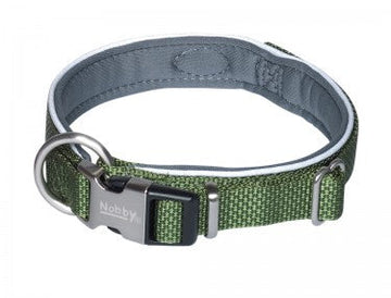 80631-79 NOBBY Collar "Classic Preno Royal" olive green L: 45-55 cm; W: 25/35 mm - - PetsOffice