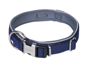 80632-07 NOBBY Collar "Classic Preno Royal" navy L: 54-65 cm; W: 25/35 mm - - PetsOffice