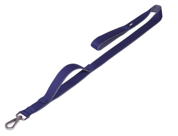 80635-07 NOBBY Leash "Classic Preno Royal" navy L: 120 cm; W: 25/35 mm - - PetsOffice