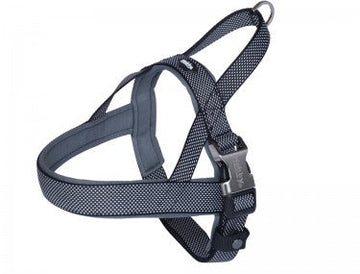 80642-05 NOBBY Norwegian Harness "Classic Preno Royal" black L: 68-85 cm + 54 cm; W: 40/45 mm - - PetsOffice