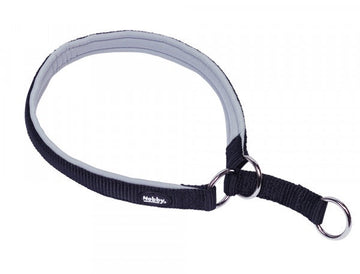 80668-81 NOBBY Choker "Classic Preno" light grey L: 60-70 cm; W: 25-30mm - - PetsOffice