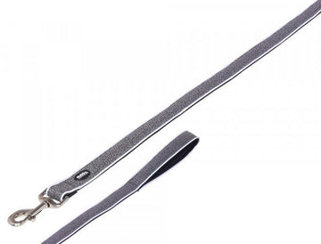 88728-42 NOBBY Leash "Cayo" grey l: 120cm, w: 20/25mm