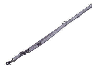 88745-42 NOBBY F�hrleine "Linen Deluxe" grey l: 200 cm, w: 25 mm