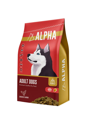 Alpha Chicken Dog Dry Food 10kg - - PetsOffice