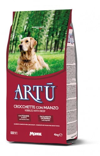 Artu Beef Dog Dry Food 4kg - - PetsOffice