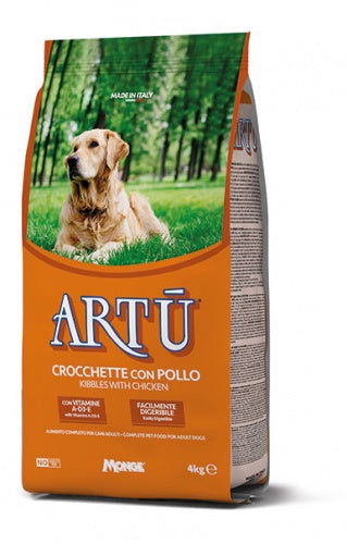 Artu Chicken Dog Dry Food 4kg - - PetsOffice