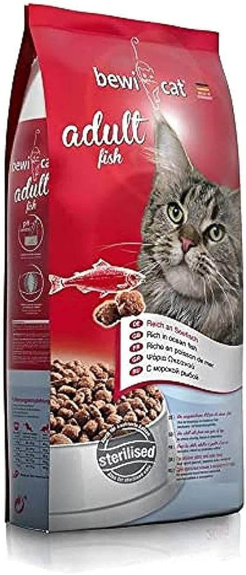 Paw & Joy Biggest Pet Supplies brand in Egypt | Bewi Cat Dry Food Fish 10kg