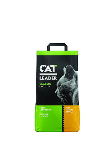 CAT LEADER Non-Clumping cat litter WILD NATURE aroma 5Kg - - PetsOffice