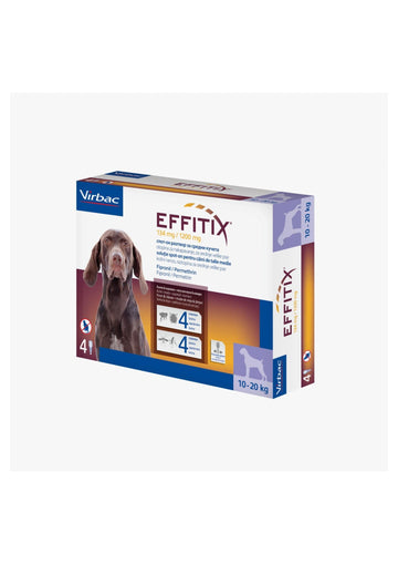 Effitix Spot On Dog Size 10-20kg (1Dose) - - PetsOffice