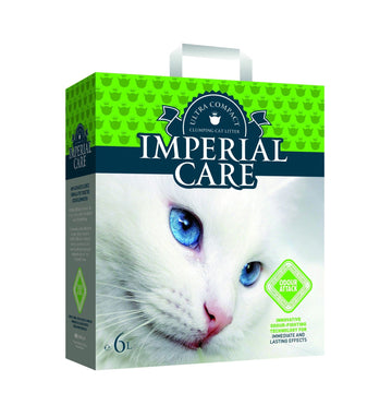 IMPERIAL CARE premium clumping cat litter ODOUR ATTACK GREEN GARDEN AROMA 6L - - PetsOffice