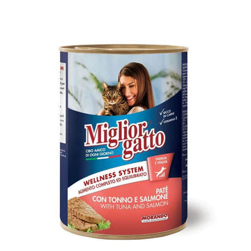 Paw & Joy Biggest Pet Supplies brand in Egypt | Miglior Cat Wet Food Pate Tuna&Salmon 400g