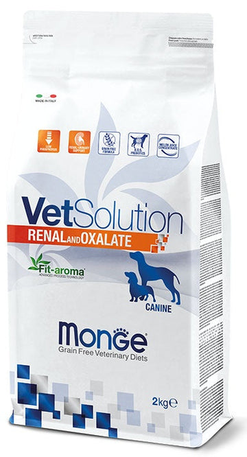 MONGE VetSolution Renal&Oxalate Dog Dry Food 2kg