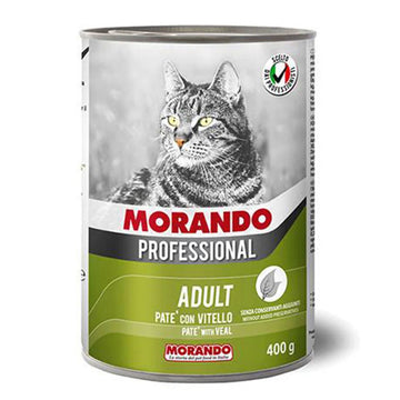 Morando Cat Wet Food Pate Veal 400g - - PetsOffice