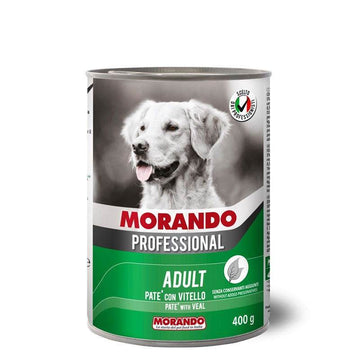 Paw & Joy Biggest Pet Supplies brand in Egypt | Morando Dog Wet Food Pate Veal 400g