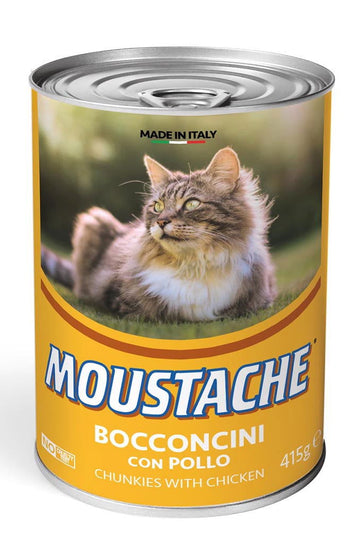 Moustache Chunkies Chicken Cat Wet Food 415g - - PetsOffice