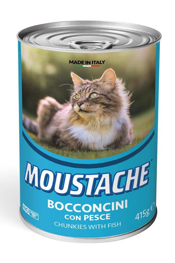 Moustache Chunkies Fish Cat Wet Food 415g - - PetsOffice
