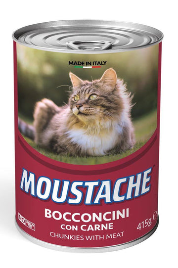 Moustache Chunkies Meat Cat Wet Food 415g - - PetsOffice