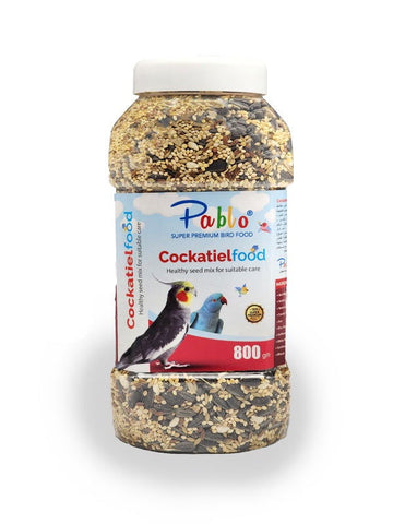 Pablo Seed Mix Bird Food For Cockatiels 800g - - PetsOffice