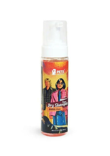 Pets Republic Foam Dry Shampoo Bubble Gum 250ml - - PetsOffice