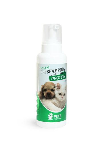 Pets Republic Foam Dry Shampoo with Protein 520ml - - PetsOffice