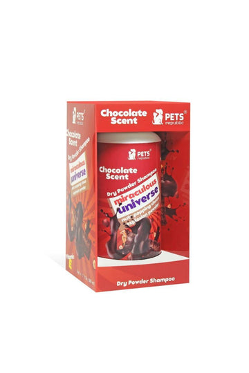 Pets Republic Powder Dry Shampoo Chocolate Scent 500g - - PetsOffice