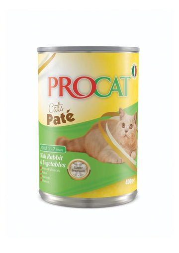 ProCat Wet Food Pate Rabbit&Vegetables 400g - - PetsOffice