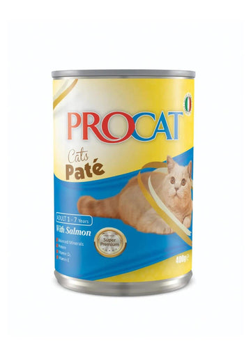 ProCat Wet Food Pate Salmon 400g - - PetsOffice
