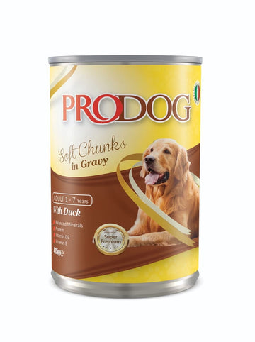 ProDog Wet Food Duck Chunks Gravy 415g - - PetsOffice