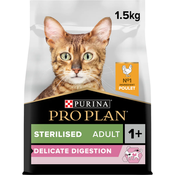 Pro Plan Sterilised Adult Chicken 1.5kg - - PetsOffice