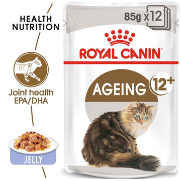 Paw & Joy Biggest Pet Supplies brand in Egypt | Royal Canin Ageing +12 Jelly Pouch 85g