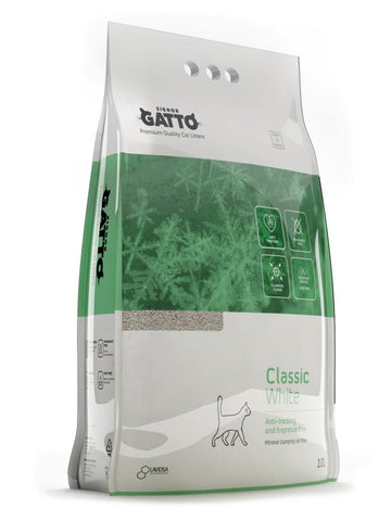 SIGNOR GATTO Classic White Clumping Cat Litter 10L