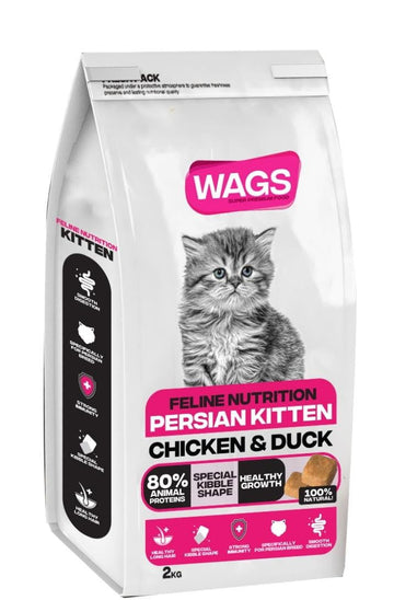 Wags Kitten Dry Food 2kg - - PetsOffice
