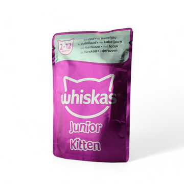 Whiskas Cat Wet Food Cod for Kitten 85g - - PetsOffice