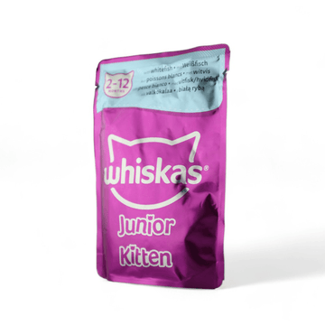 Paw & Joy Biggest Pet Supplies brand in Egypt | Whiskas Cat Wet Food Salmon for Kitten 85g