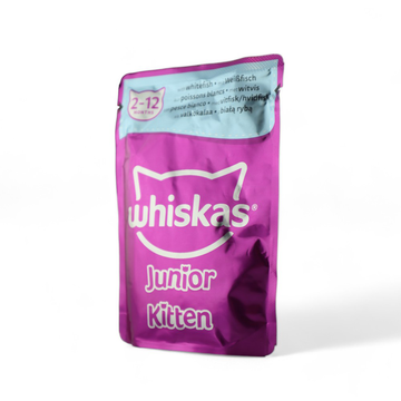 Whiskas Cat Wet Food Whitefish for Kitten 85g - - PetsOffice