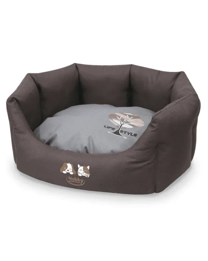 70743 NOBBY Comfort bed oval "CHUMA" - Paw & Joy