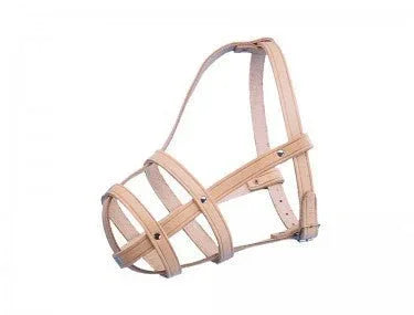 75317 NOBBY Leather muzzle size 12; 50/58 cm - Paw & Joy