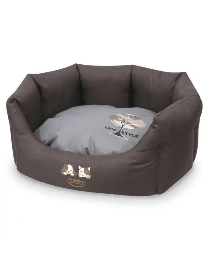 70745 NOBBY Comfort bed oval "CHUMA" - Paw & Joy