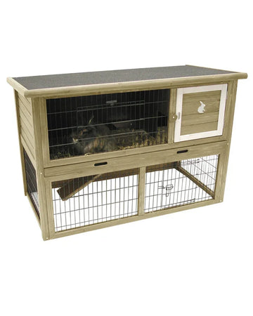 3948 NOBBY Small Animal Hutch 124 x 65 x 88 cm - Paw & Joy