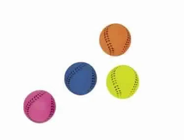79451 NOBBY Foam rubber Baseball assorted 6 cm - Paw & Joy