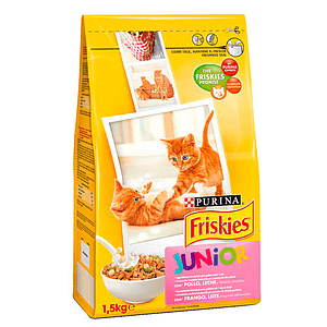 Paw & Joy Biggest Pet Supplies brand in Egypt | Purina Friskies Junior with Chicken & Milk Dry Food 1.5kg