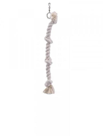 31302 NOBBY Climbing rope cotton white l: 38 cm; ? 20 mm; 3 knots - Paw & Joy