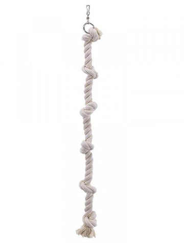 31306 NOBBY Climbing rope cotton l: 100 cm; ? 25 mm; 6 knots - Paw & Joy