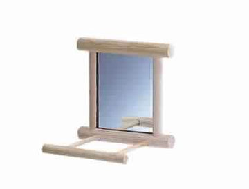 Paw & Joy Biggest Pet Supplies brand in Egypt | 31517 NOBBY Mirror with landing place 10 x 10 cm