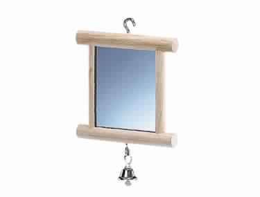 Paw & Joy Biggest Pet Supplies brand in Egypt | 31518 NOBBY Mirror with bell 10 x 10 cm