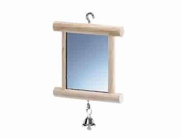 Paw & Joy Biggest Pet Supplies brand in Egypt | 31518 NOBBY Mirror with bell 10 x 10 cm