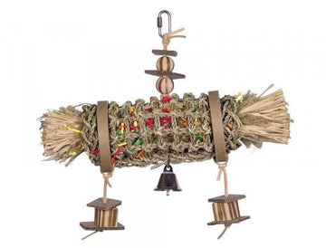 Paw & Joy Biggest Pet Supplies brand in Egypt | 31726 NOBBY Cage Toy, seagrass cylinder 29 x 33cm