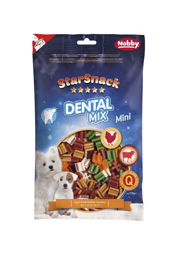 Paw & Joy Biggest Pet Supplies brand in Egypt | 50415 NOBBY StarSnack Mini Dental Mix 113 g