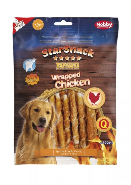 50431 NOBBY StarSnack Barbecue Wrapped Chicken 900g